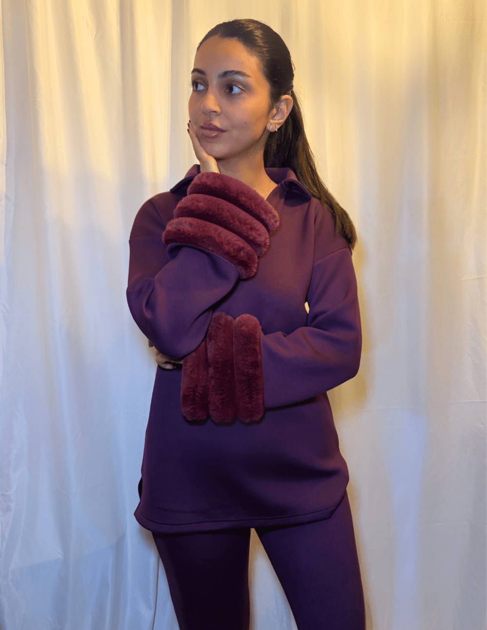 Elan Set (Burgundy Fur)