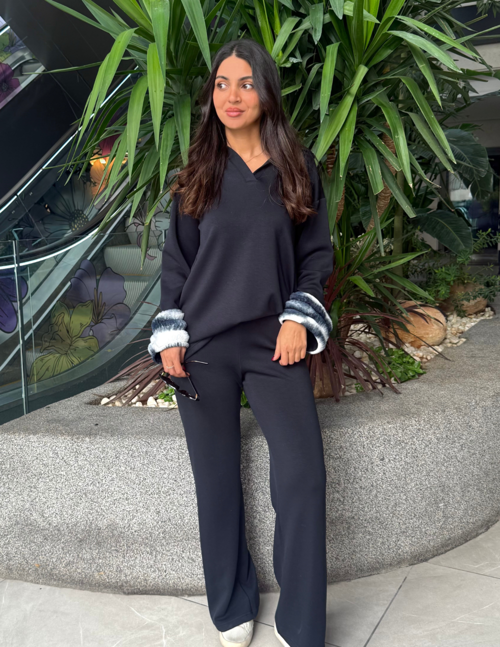 Elan Set (White & Blue Fur)