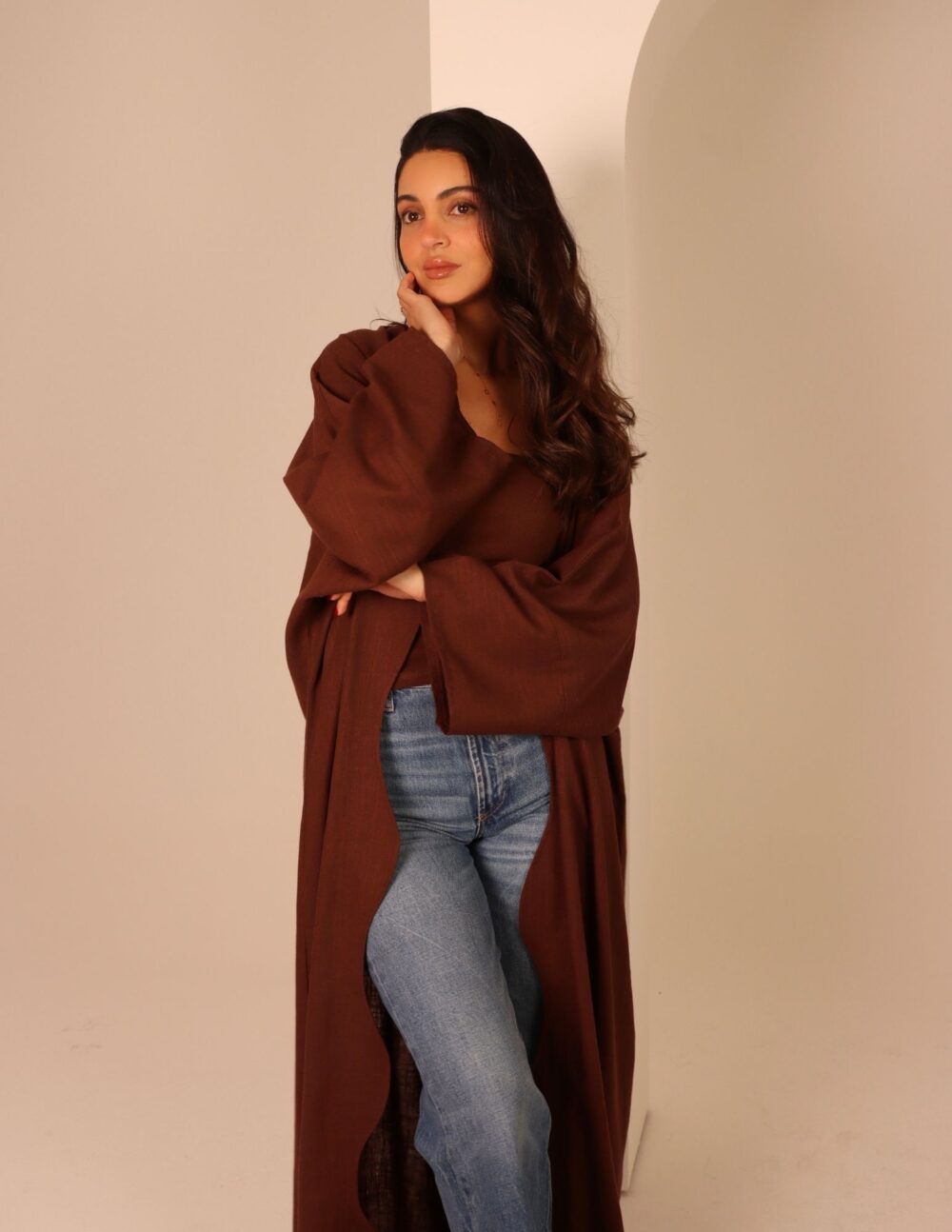 Jenin Abaya — Brown