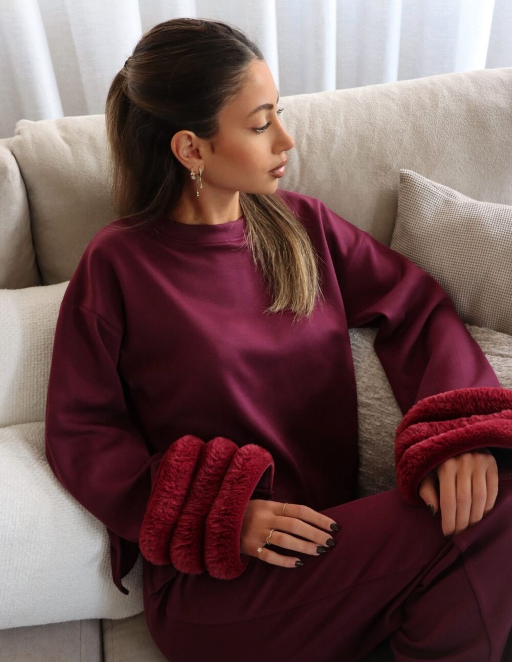 Elona Set — Burgundy