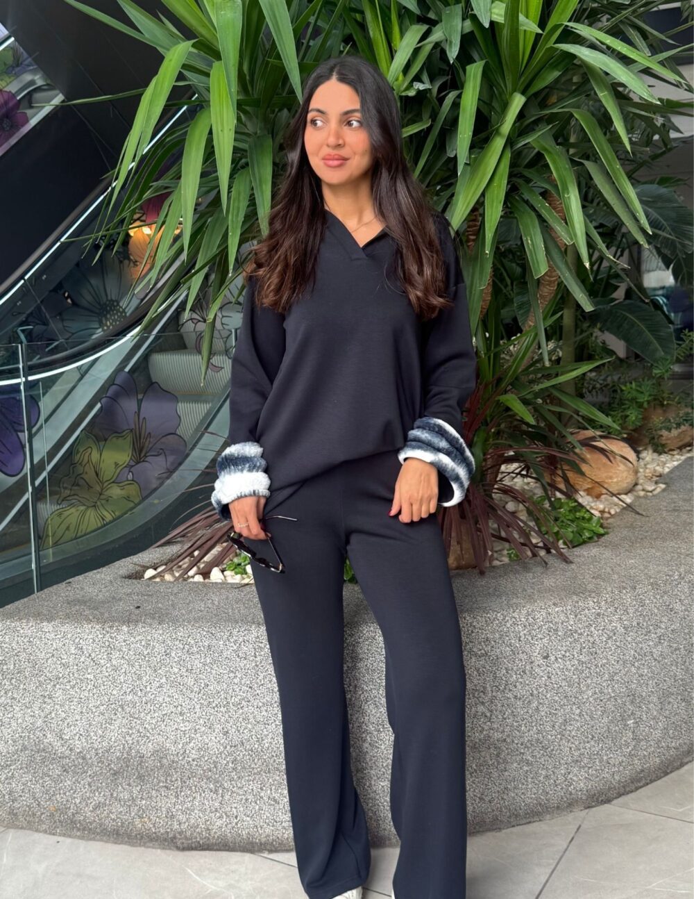 Elan Set — White & Blue Fur