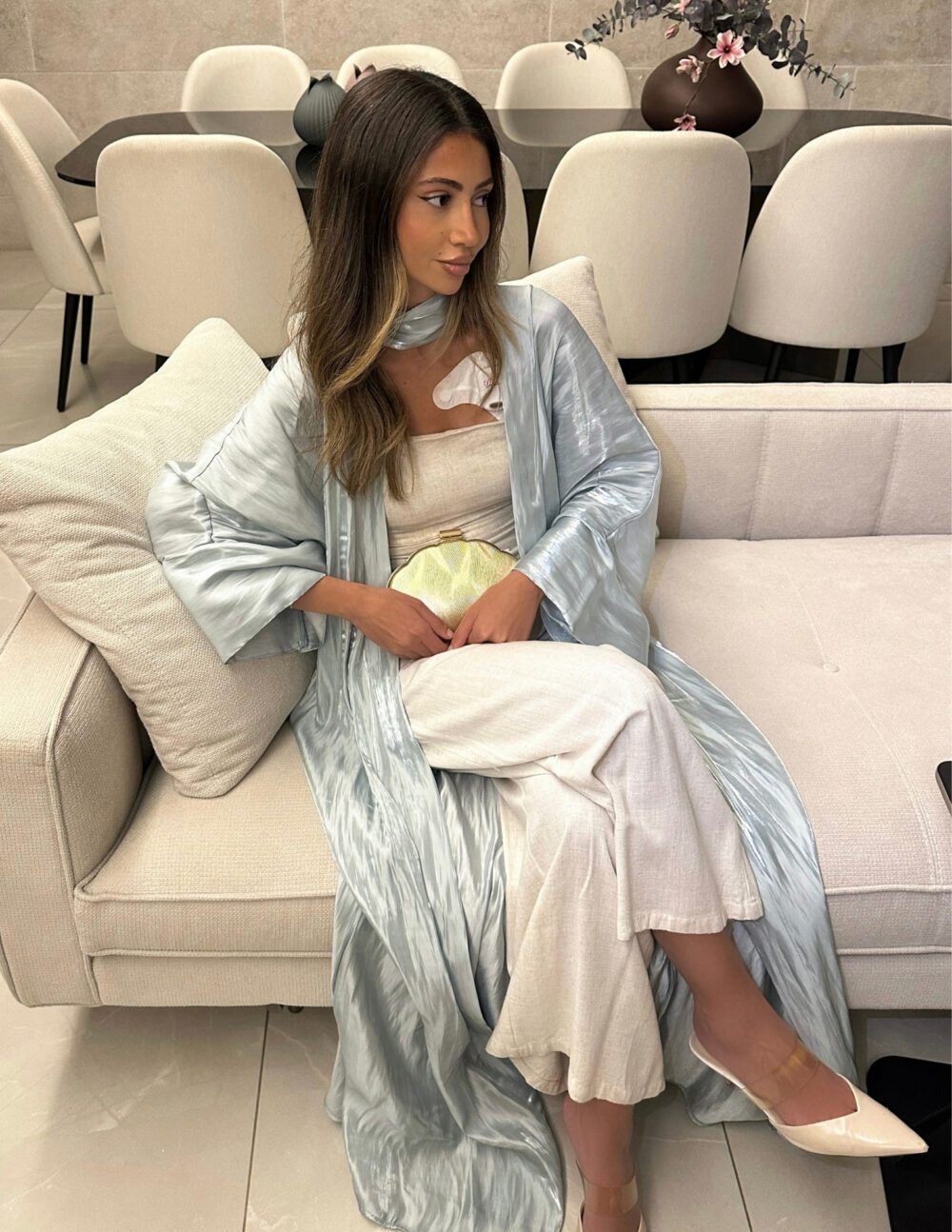 Nasmah Kaftan — Teal