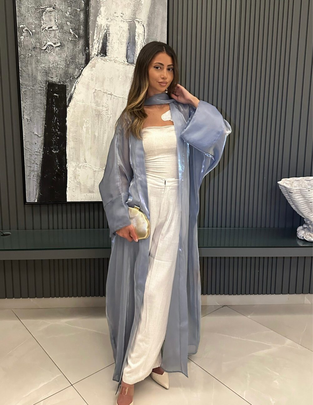 Nasmah Kaftan — Blue