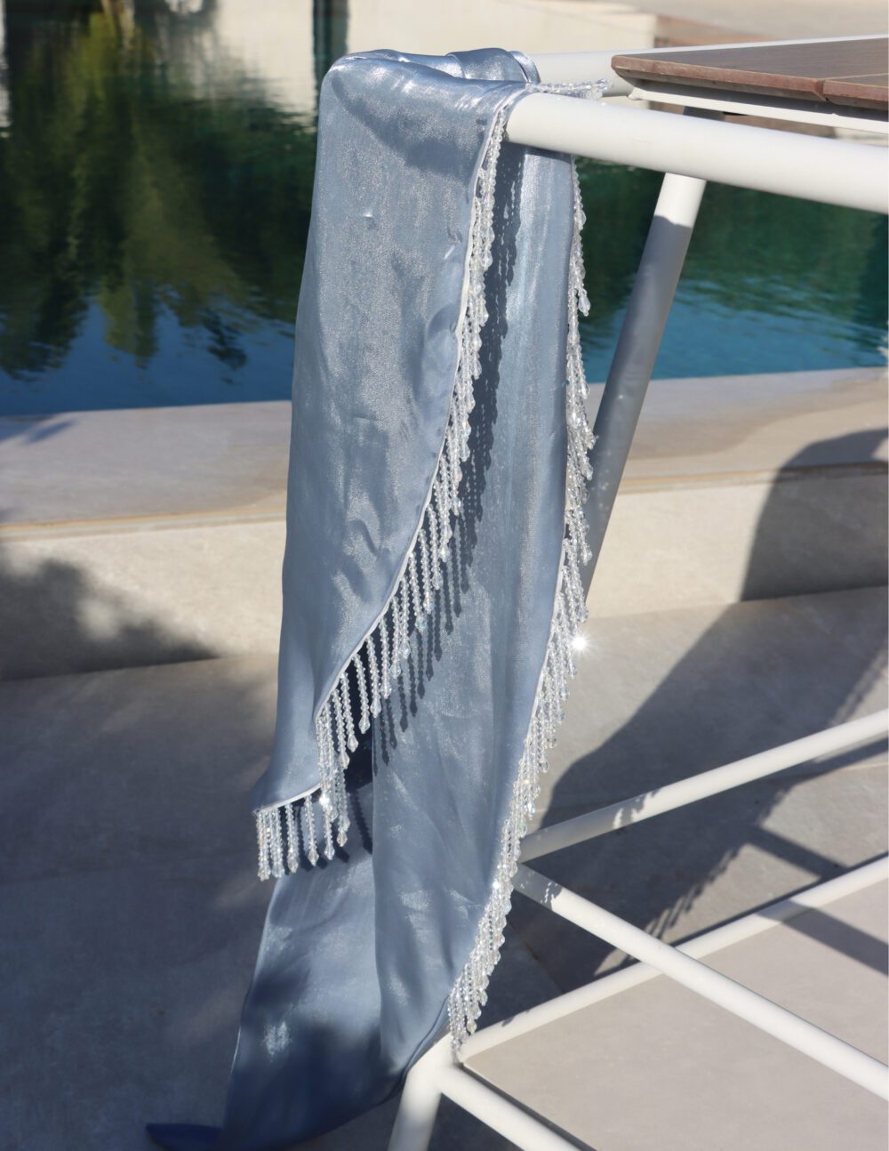 Stardust Wrapskirt — Blue