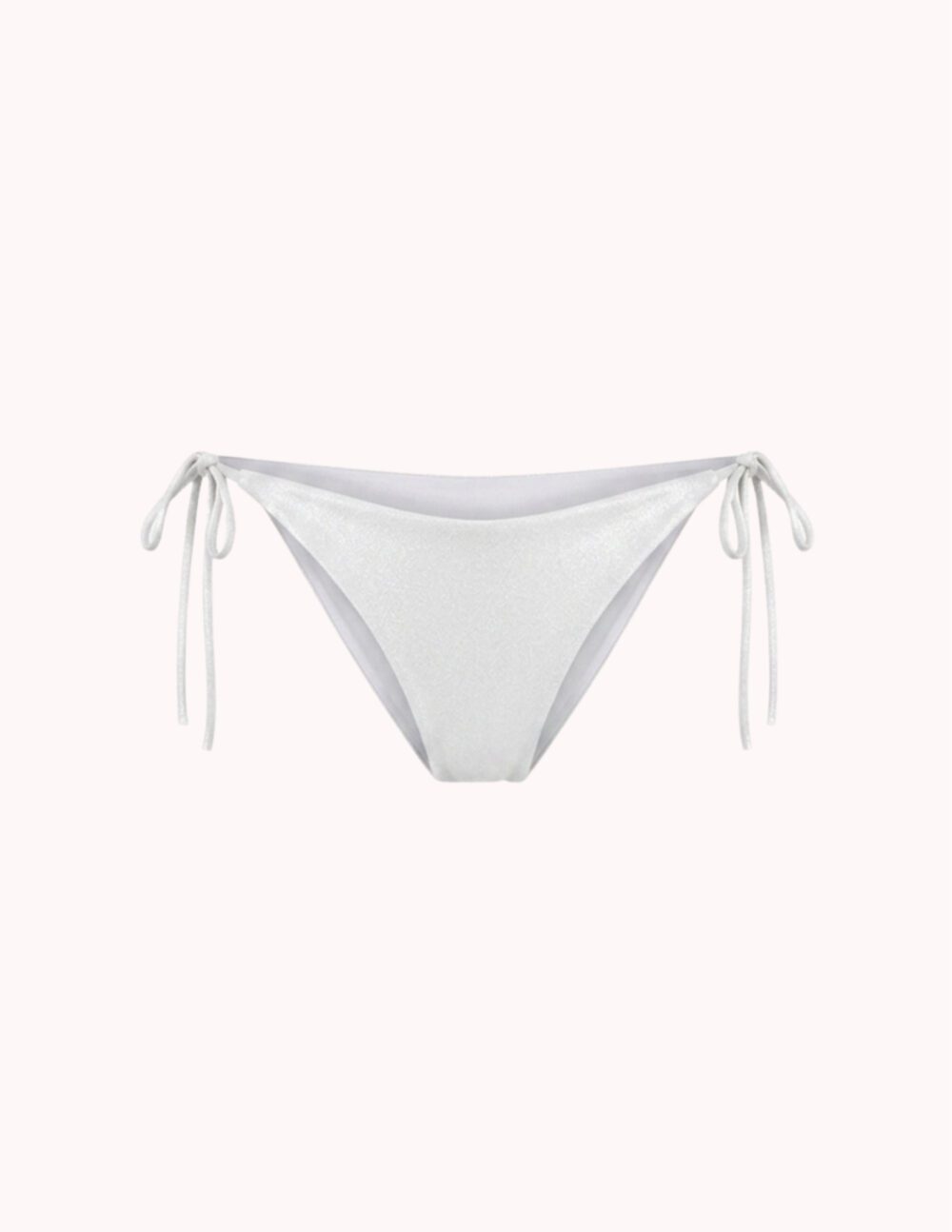 Isla Bikini Bottom — Metallic White