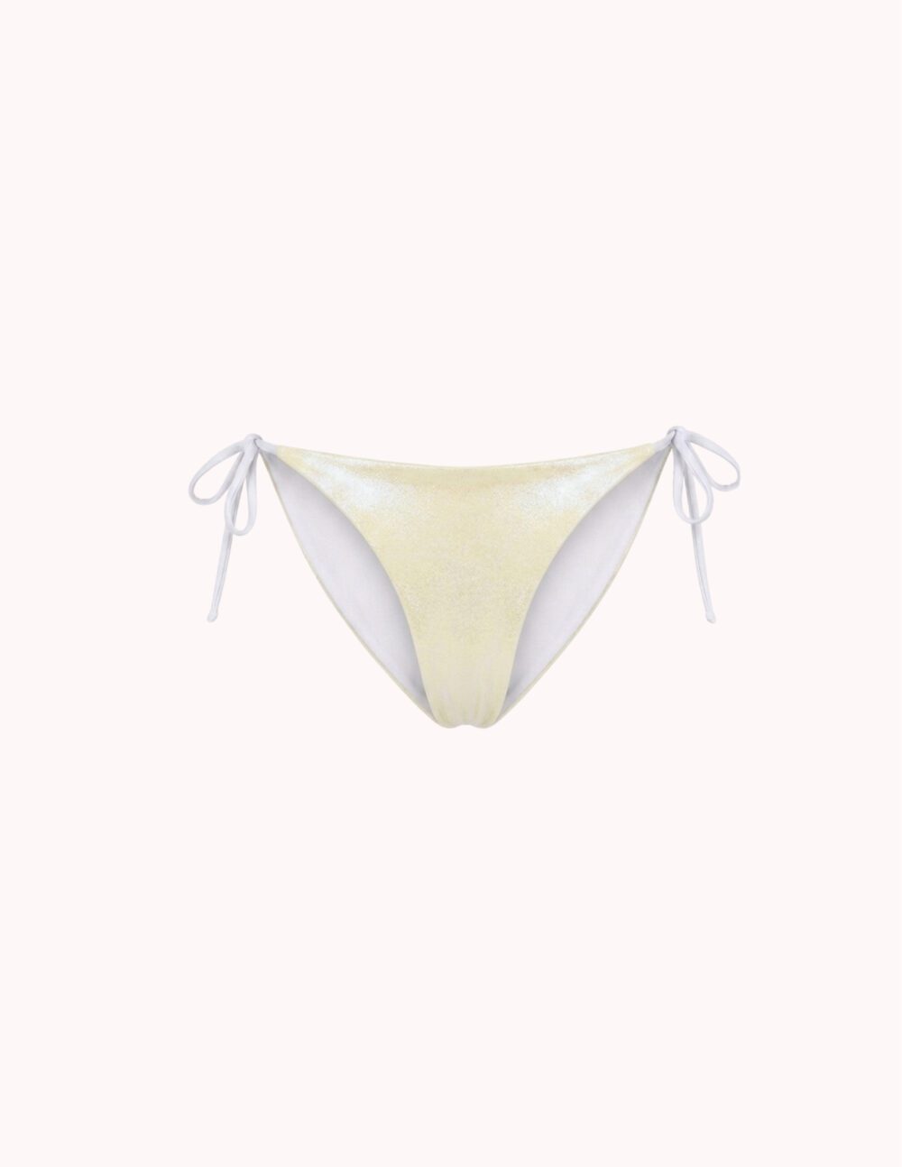 Isla Bikini Bottom — Metallic Yellow