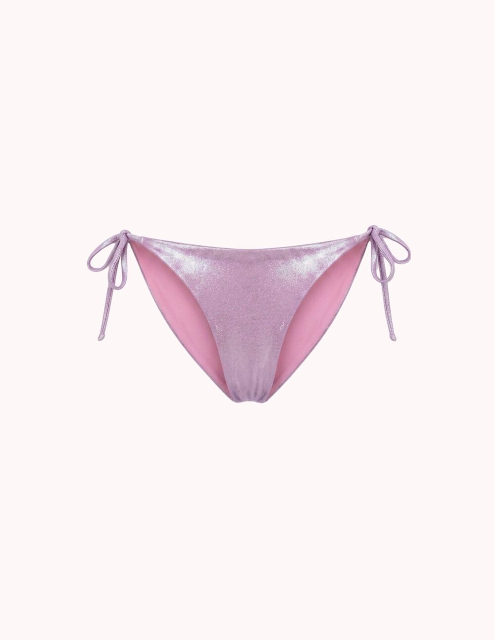 Isla Bikini Bottom — Metallic Pink
