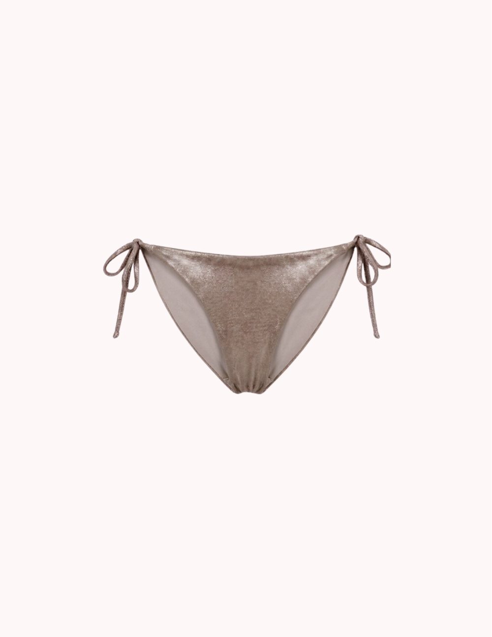 Isla Bikini Bottom — Metallic Brown