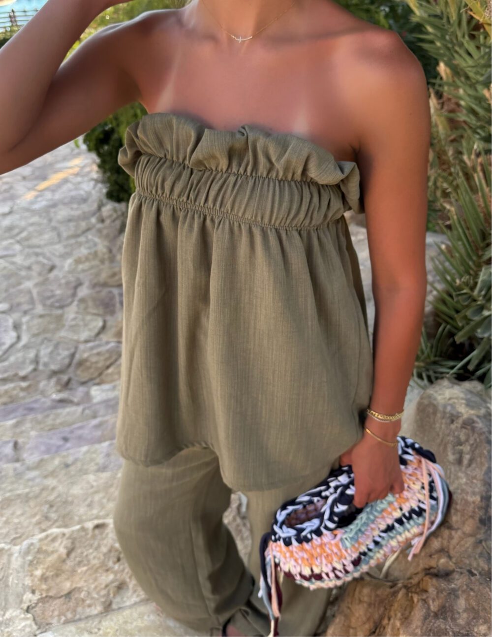 Mila Set — Olive Green