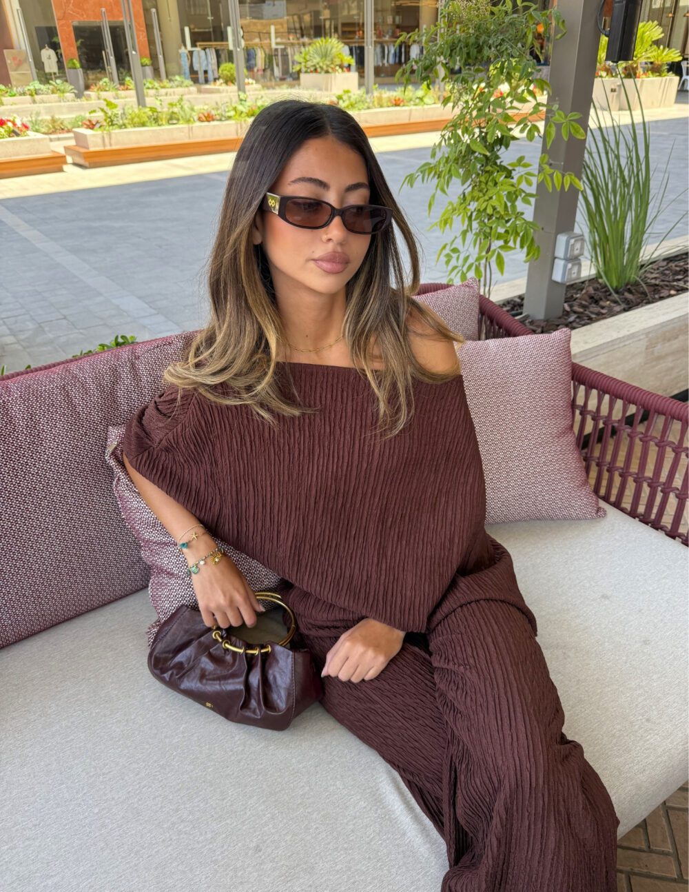 Naomi Set — Maroon