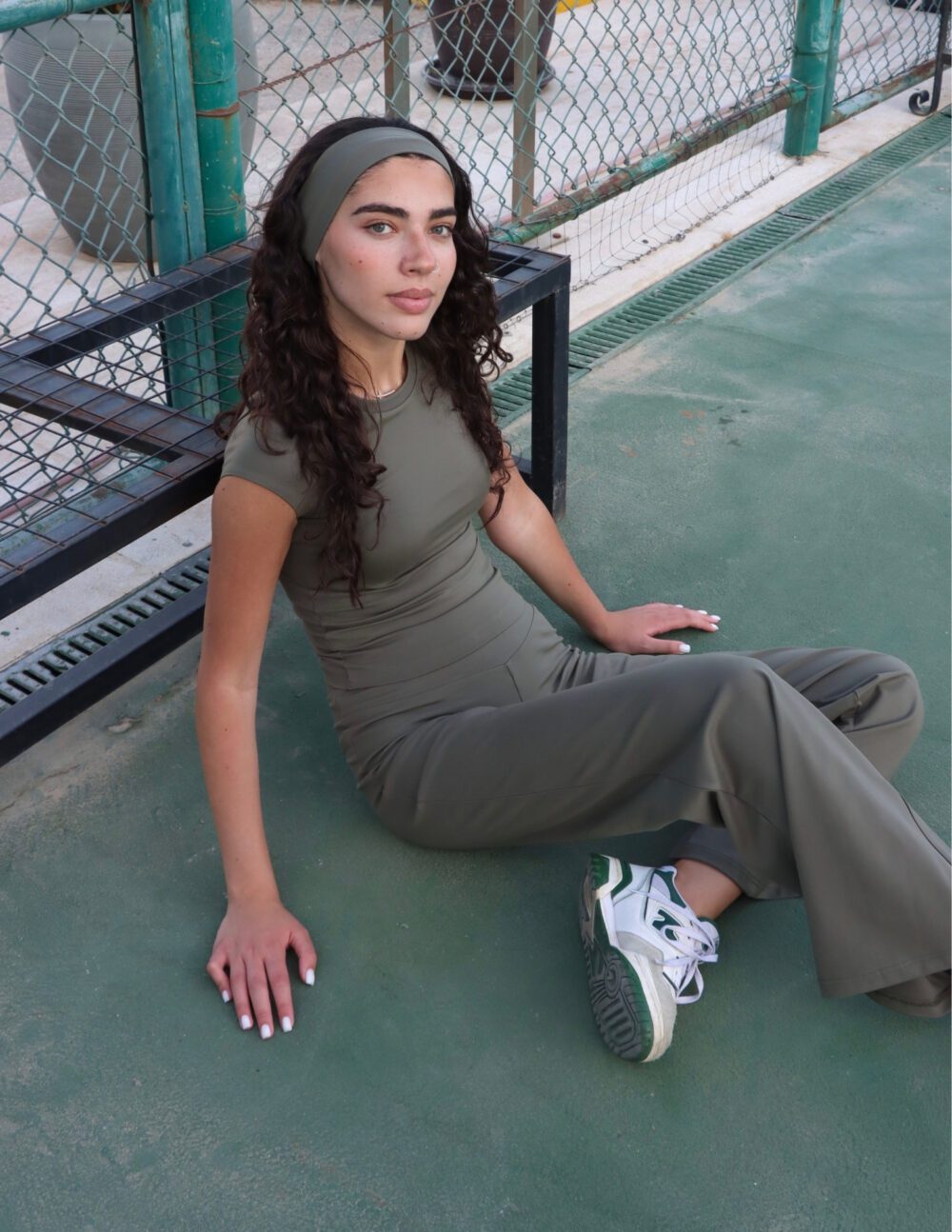 Claire Pants — Olive Green