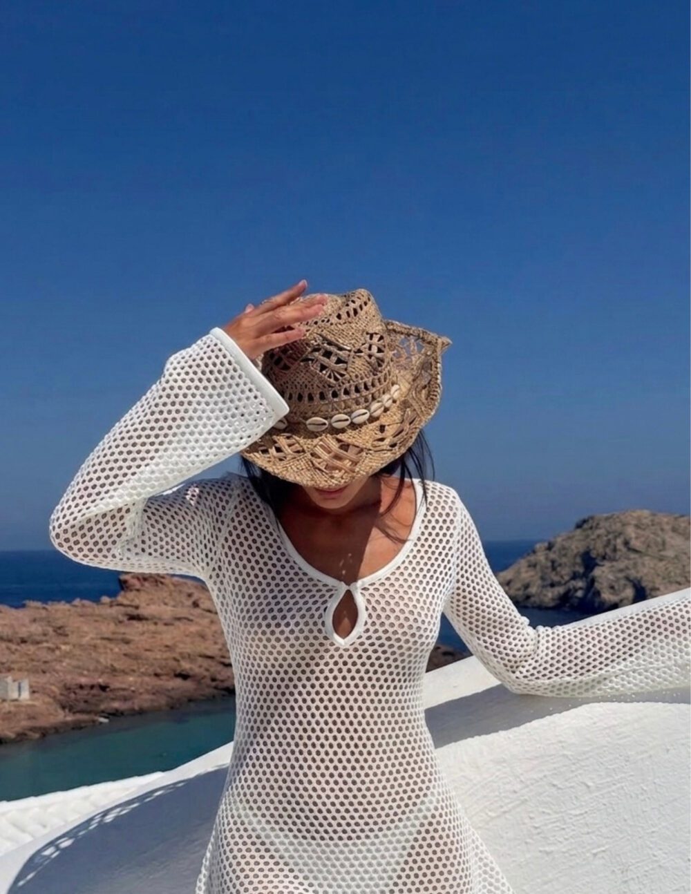 Sofia Beach Coverup — White