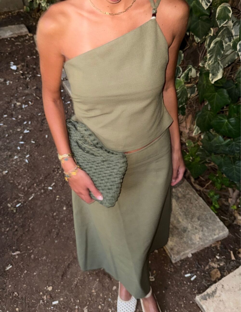 Clara Set — Olive Green