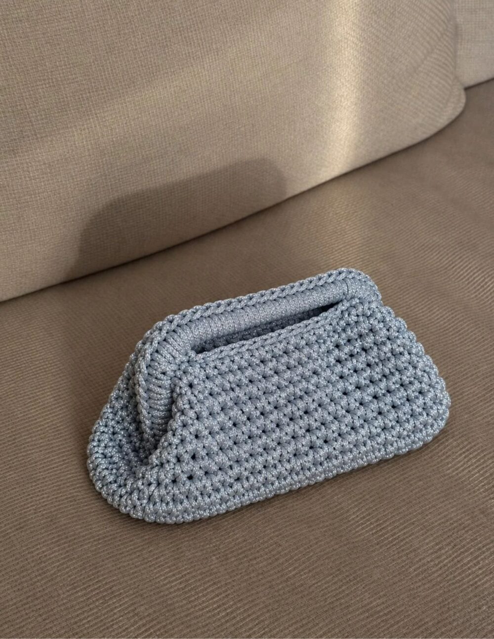 Jade Clutch - Silver (Small)